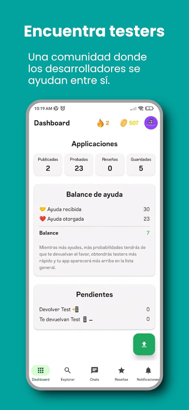 TestersDroid — Plataforma para encontrar testers y recibir feedback de tu aplicación Android