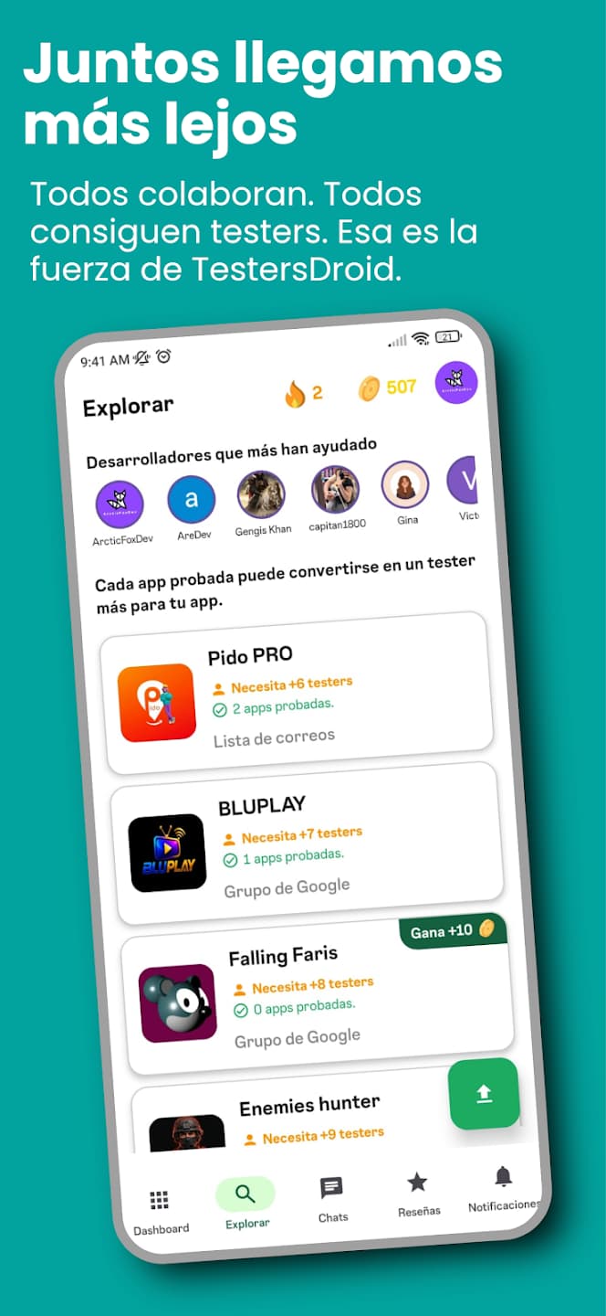 TestersDroid — Juntos llegamos más lejos