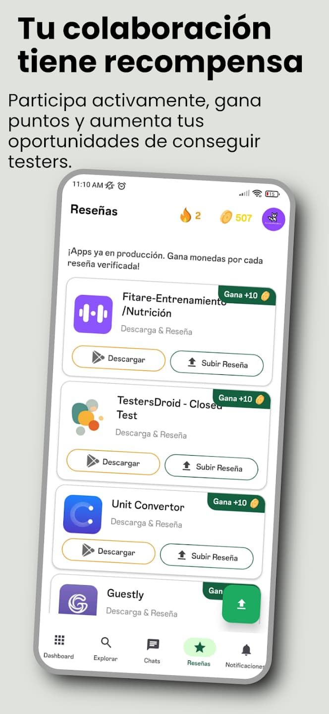 TestersDroid — Tu colaboración se recompensa